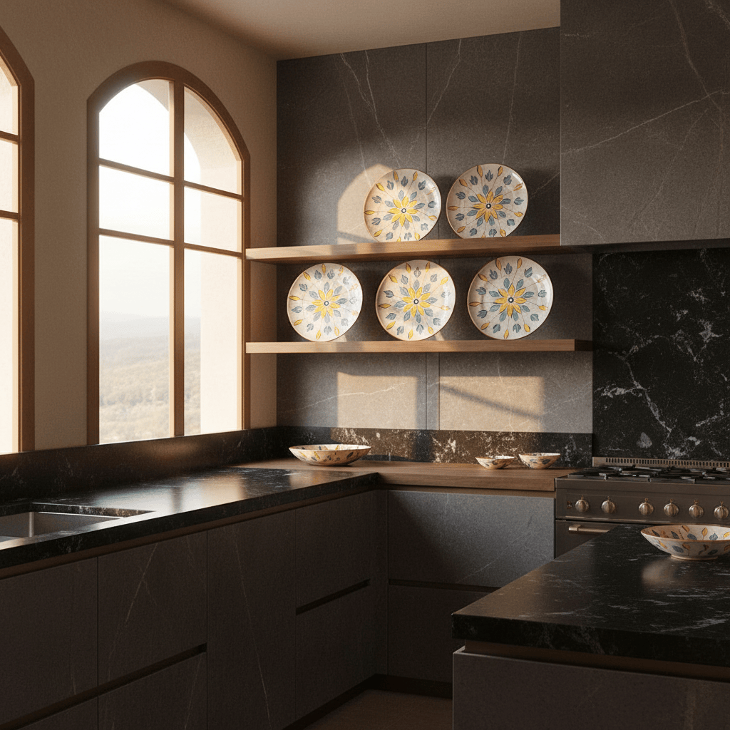 Assiette en terre cuite 28cm Assiette en terre cuite 28cm - Jaune