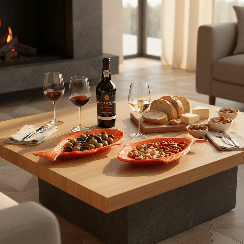 Assiette orange en forme de Poisson 30cm Plat en forme de Poisson 30cm - Orange