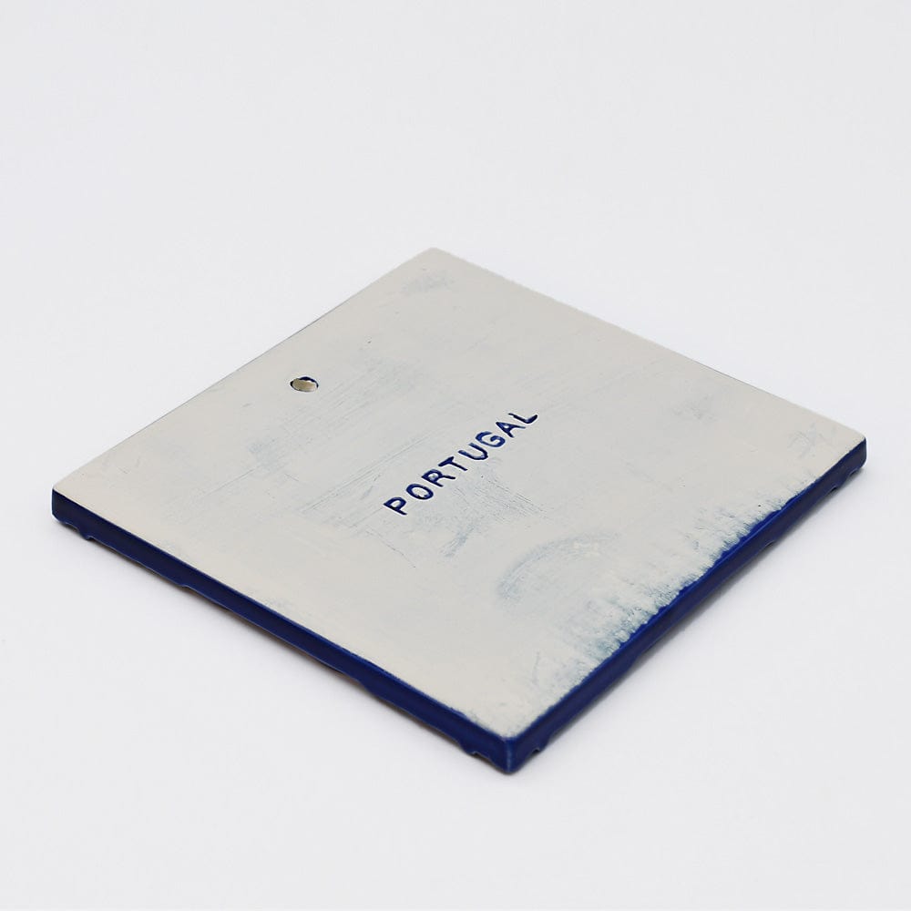 Azulejo à relief bleu cobalt du Portugal Azulejo Padrão à relief