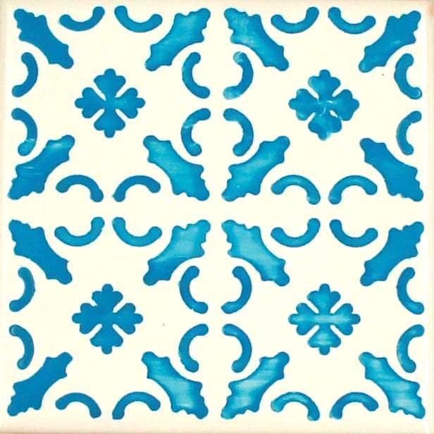 Azulejo Padrao I Azulejo portugais artisanal Azulejo Padrão 11x11cm