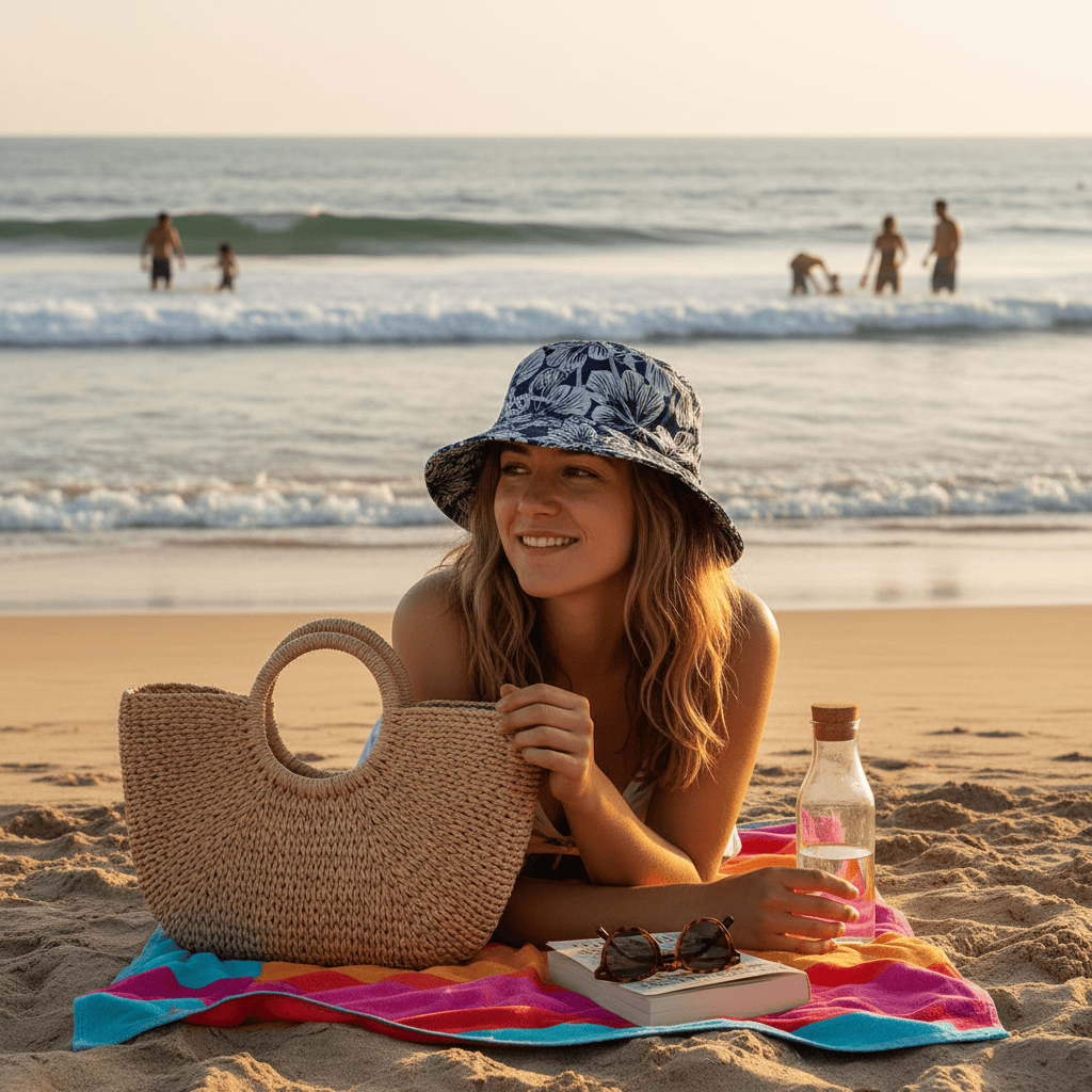 Bob à fleurs - Bleu Bob à fleurs - Bleu