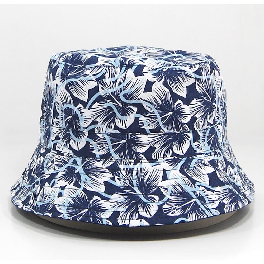 Bob réversible en coton Bleu Bob réversible en coton - Bleu