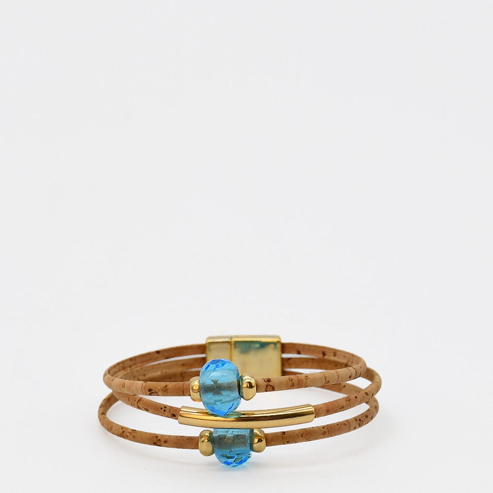 Bracelet en liège tressé noir – Unisexe, élégant et artisanal Bracelet en liège