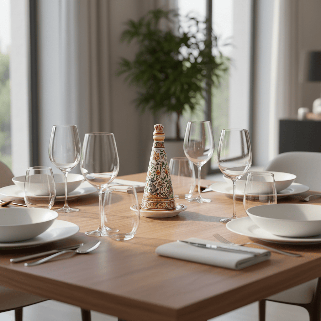 Carafe à huile en céramique de Coimbra Carafe à huile en céramique de Coimbra