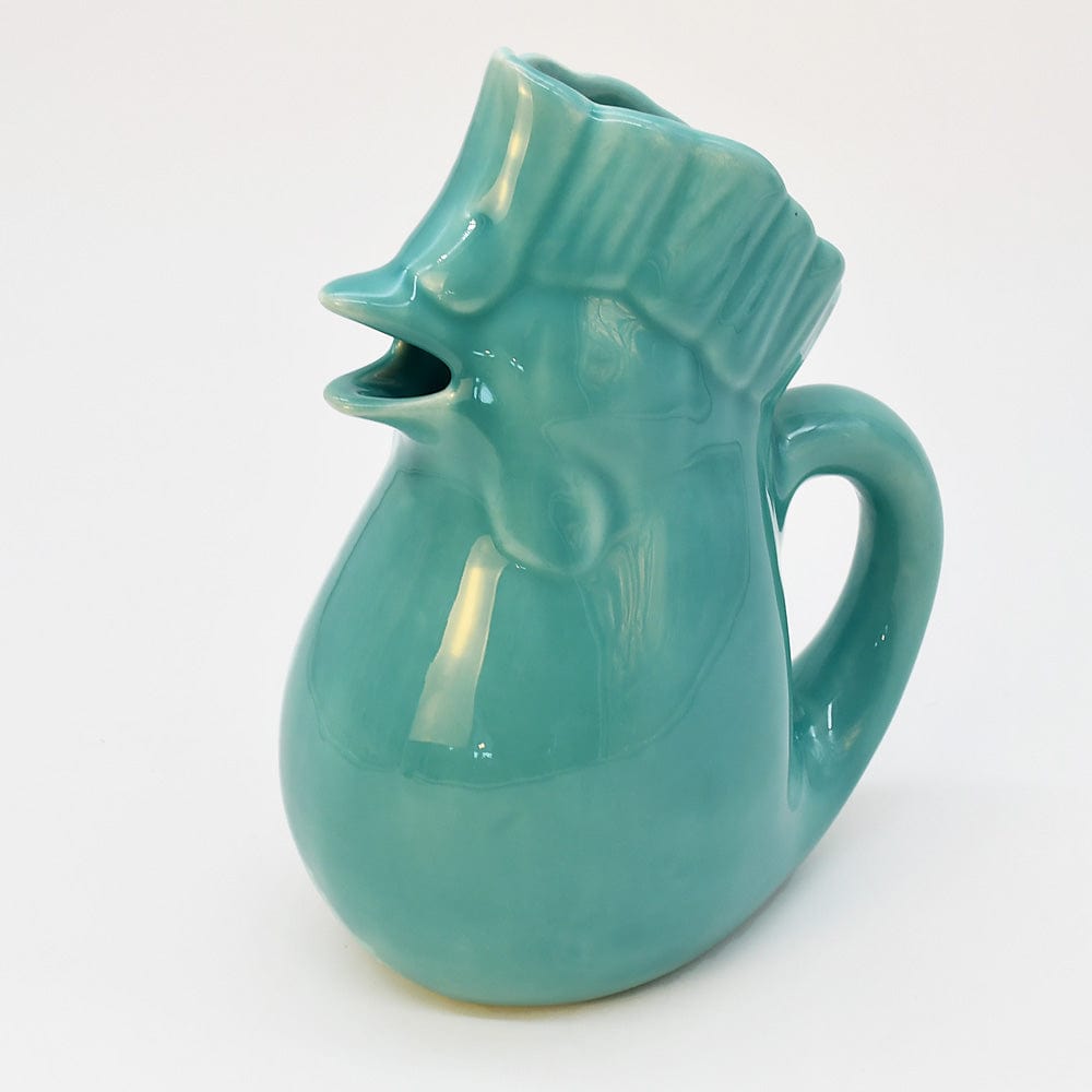 Carafe turquoise en céramique en forme de coq Carafe en céramique en forme de coq - Turquoise