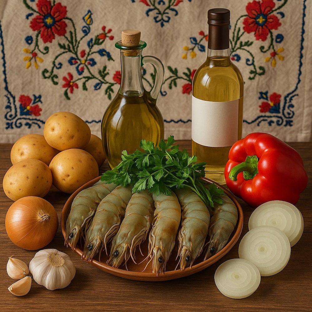 Cataplana portugaise en cuivre Cataplana en cuivre 5 à 6 couverts - 30cm