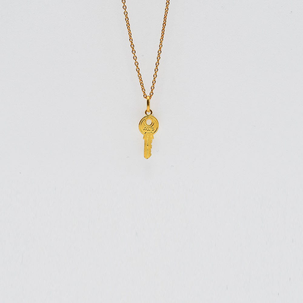 Charm en argent en forme de clé I Vente de bijoux argent Chave da Felicidade I Charm en argent doré