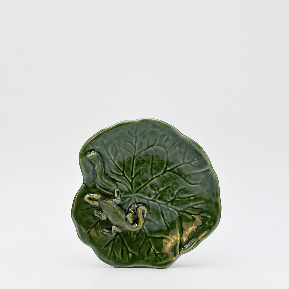 Coupe à apéritif avec un lézard I Vaisselle portugaise Petite assiette en céramique "Lagarto"