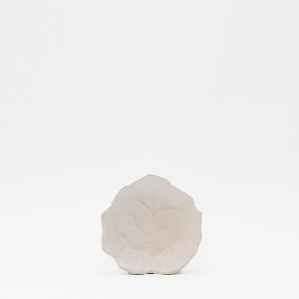 Coupe en céramique en forme de feuille de chou - 6 couleurs Coupe en céramique en forme de feuille de chou - 6 couleurs Blanc