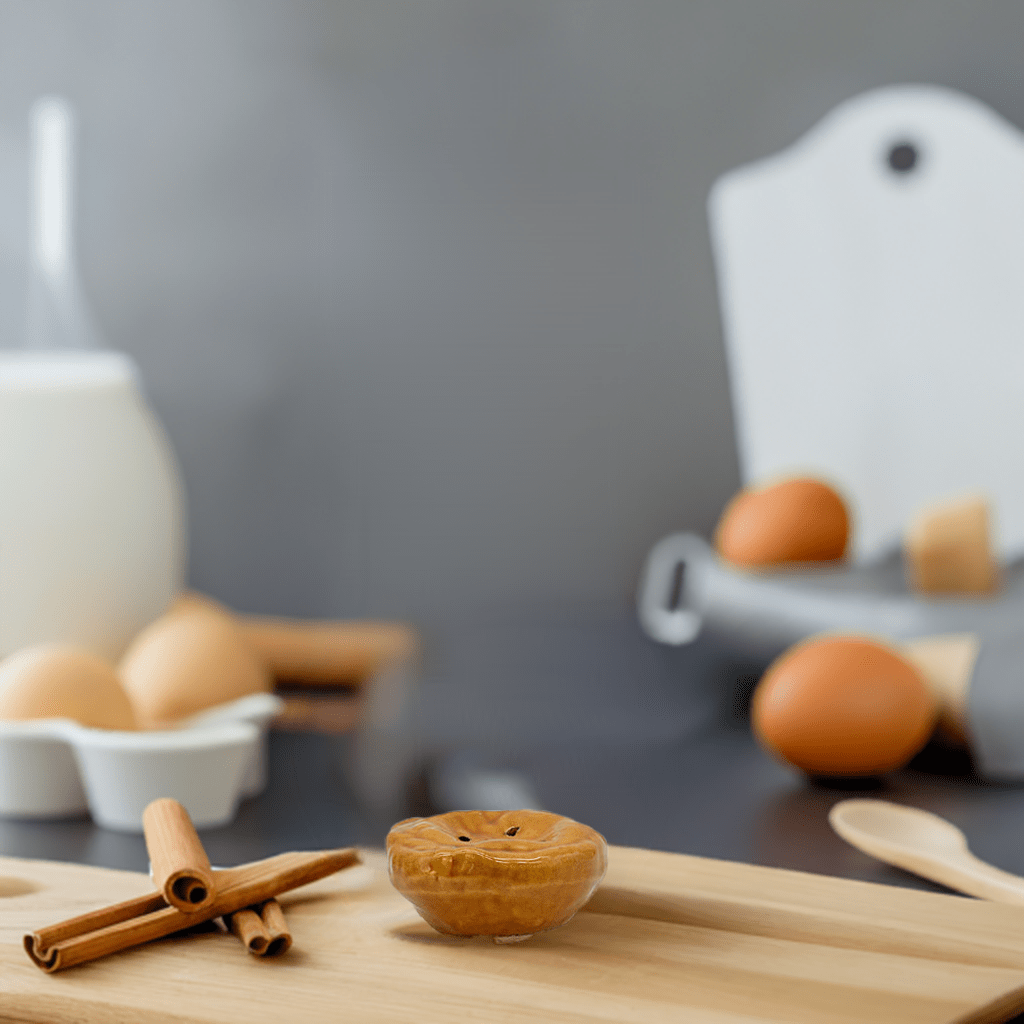 Distributeur de cannelle en forme de Pasteis de Nata Distributeur de cannelle en forme de Pasteis de Nata