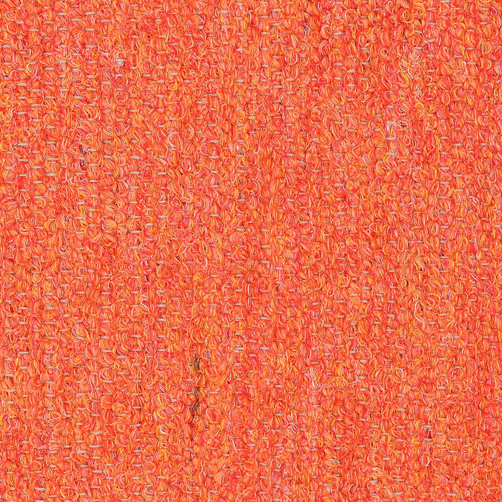 Housse de coussin orange de grandes dimensions Housse de coussin artisanale 60x60 - Orange