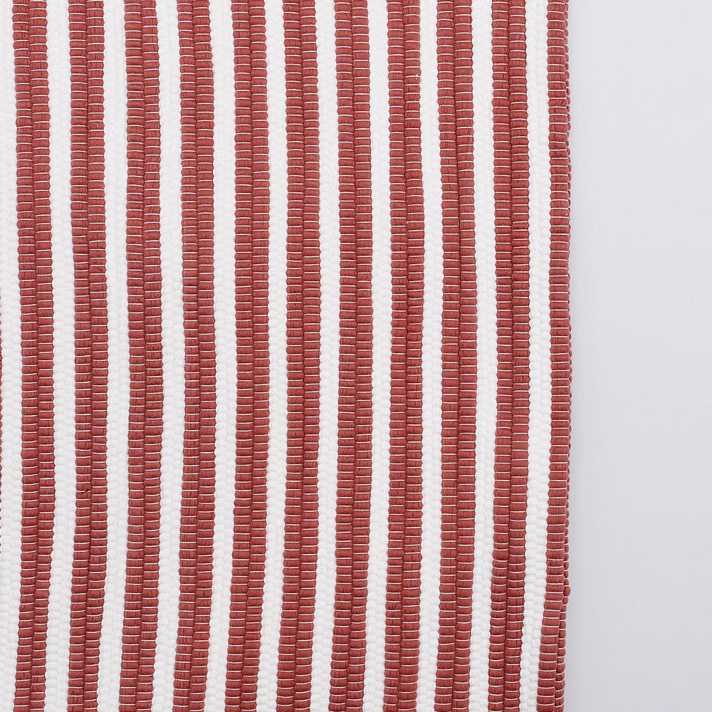 Housse de coussin tissée manuellement au Portugal Housse de coussin 60x35cm "Riscas" - 8 couleurs Terracotta