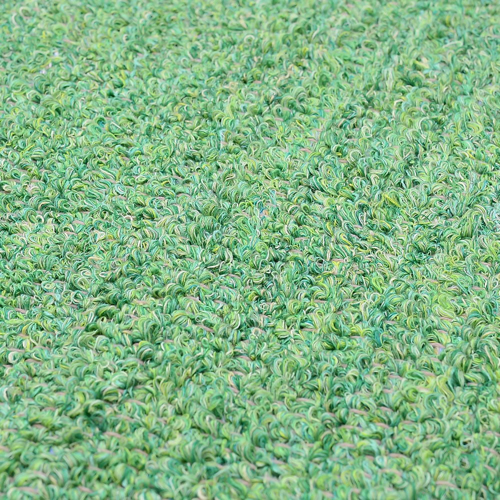 Housse de coussin vert myen de grandes dimensions Housse de coussin artisanale 60x60 - Vert moyen