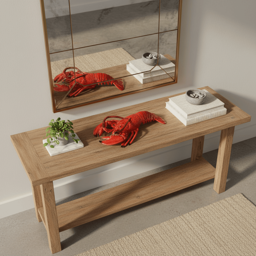 Langouste en céramique rouge I Style Bordallo Pinheiro Langouste en céramique - 30 cm