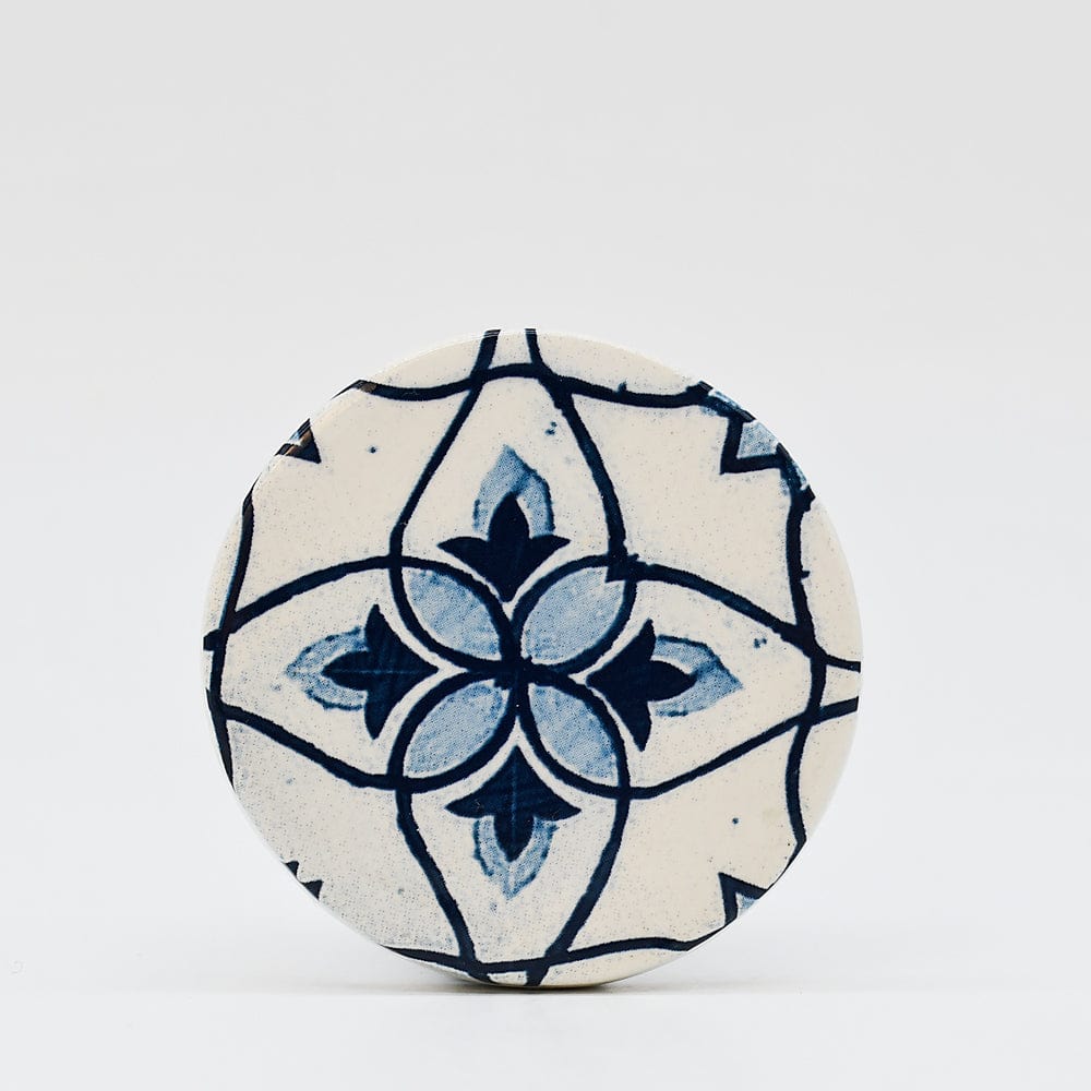 Magnets Azulejo Portugais en Céramique – Bleu et Blanc Magnets en céramique Motif #2