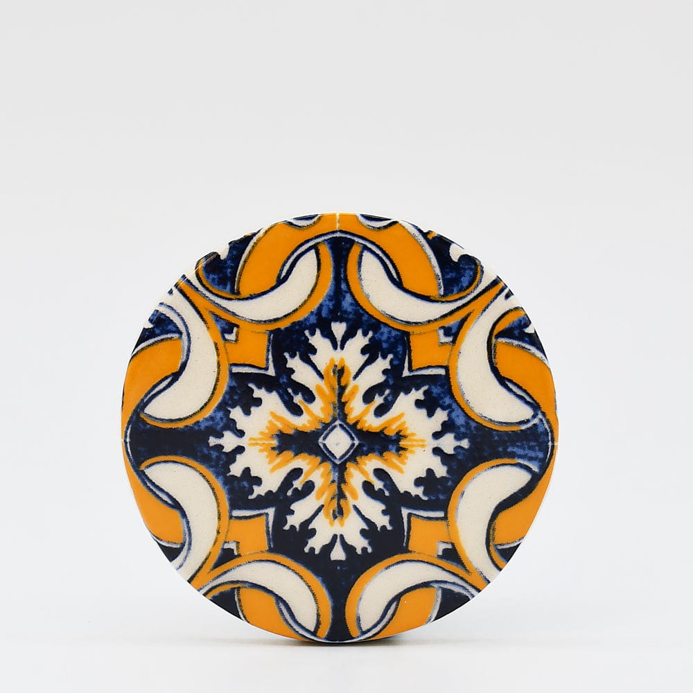 Magnets Azulejo Portugais en Céramique – Bleu et Blanc Magnets en céramique Motif #5