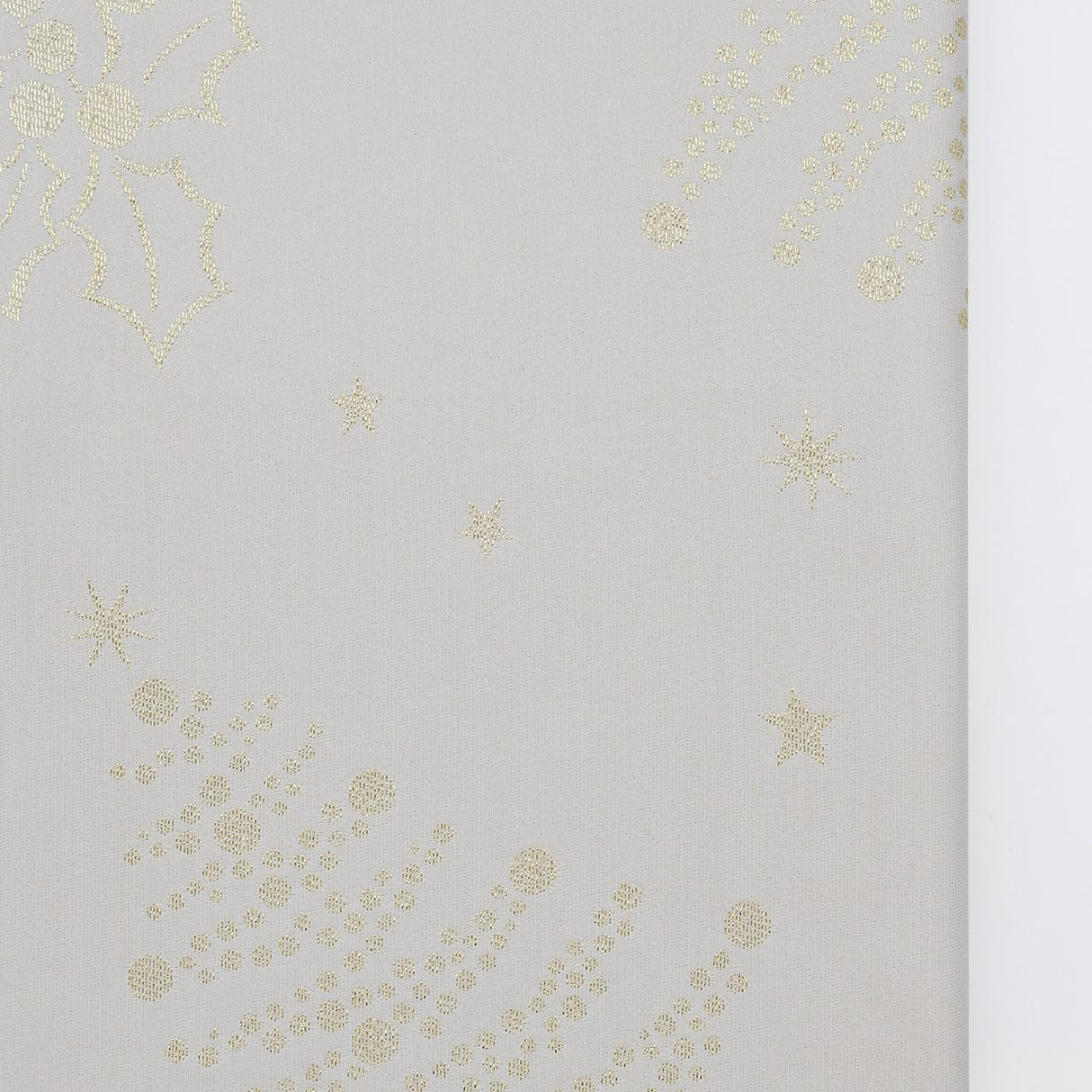 Nappe beige Festive Argentée – Élégance Portugaise & Entretien Facile Nappe en coton "Festas" - Beige