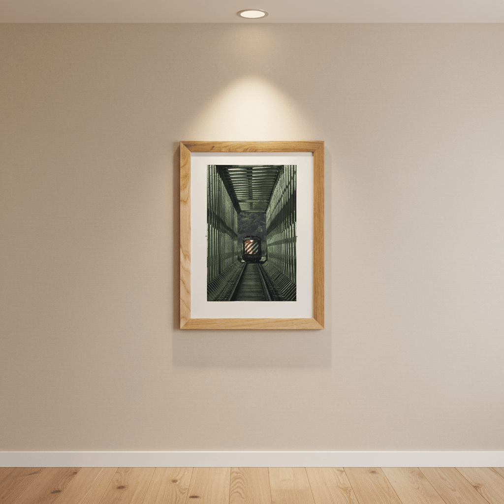 Photo d'art signée des trains portugais Photo d'art signée "Ferradosa"