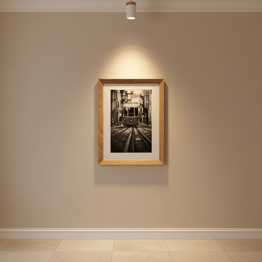 Photo d'art signée du tramway de Porto Photo d'art signée "Bica"