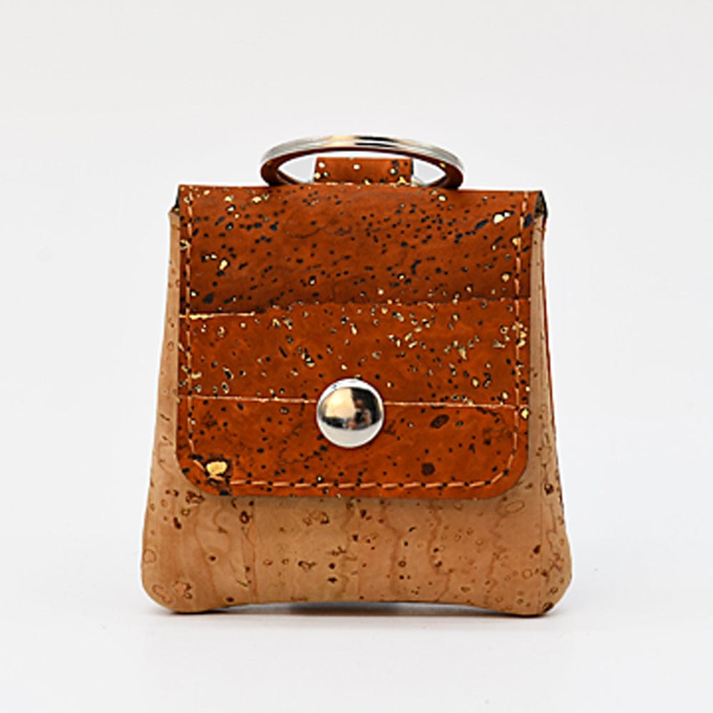 Sac panier en liège Doré et Rouge I Liège du Portugal Porte-clés en liège