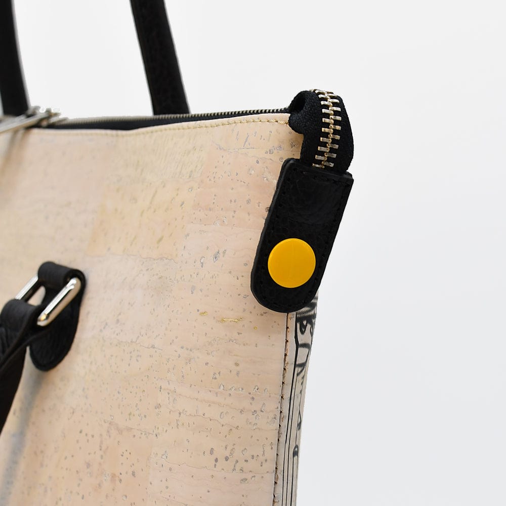 Sac panier en liège Doré et Rouge I Liège du Portugal Sac en liège