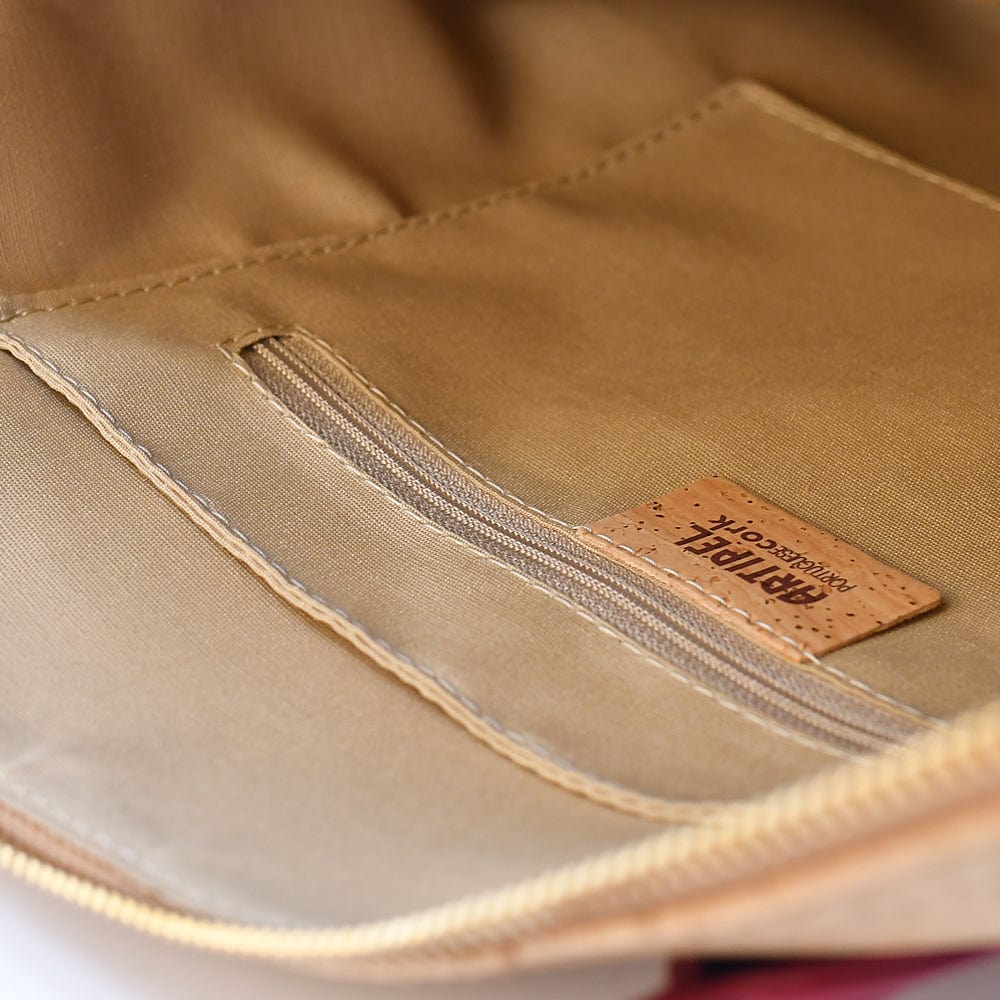 Sac panier en liège Doré et Rouge I Liège du Portugal Sac en liège