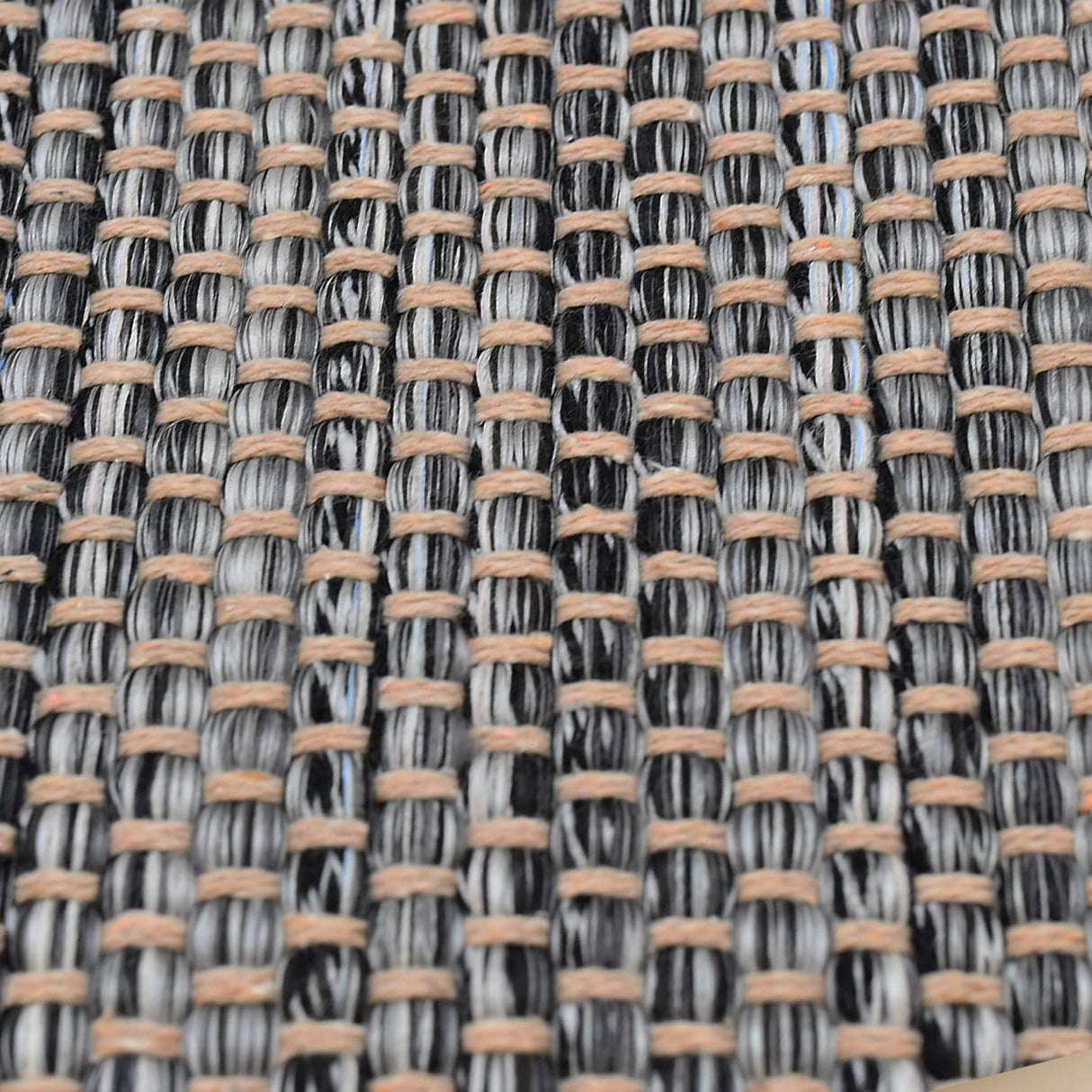 Tapis gris en fibres mélangées I Fabrication artisanale portugaise Tapis en fibres mélangées - Gris