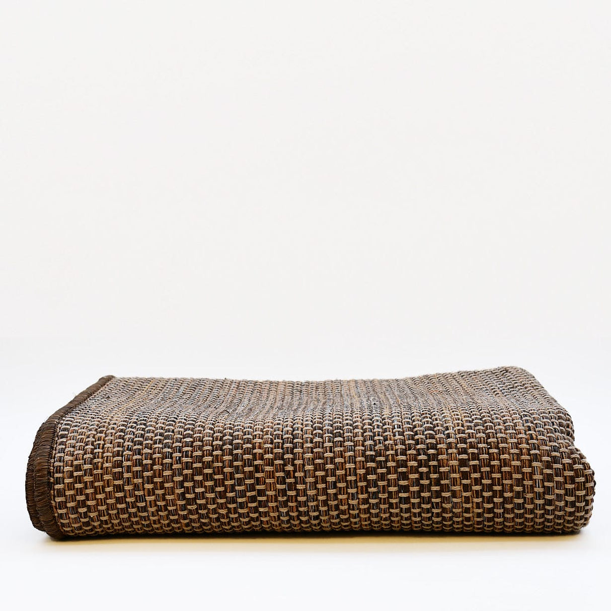 Tapis maron en fibres mélangées I Fabrication artisanale portugaise Tapis en fibres mélangées - Marron