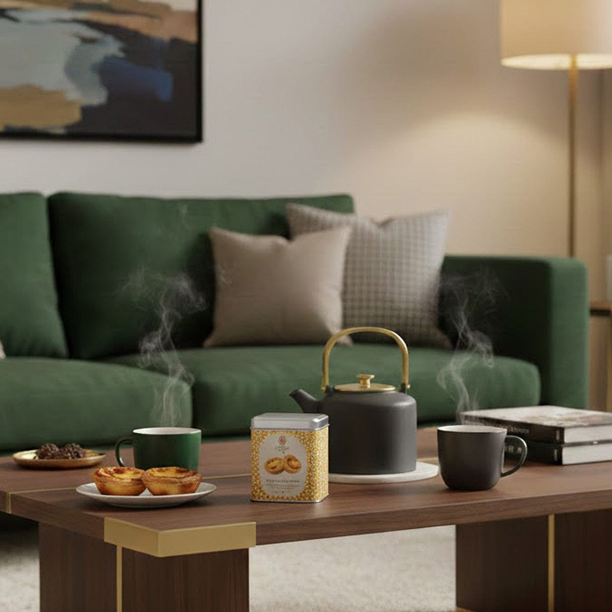 Thé noir aux Pastel de Nata I Origine Portugal Thé noir aux Pastel de Nata