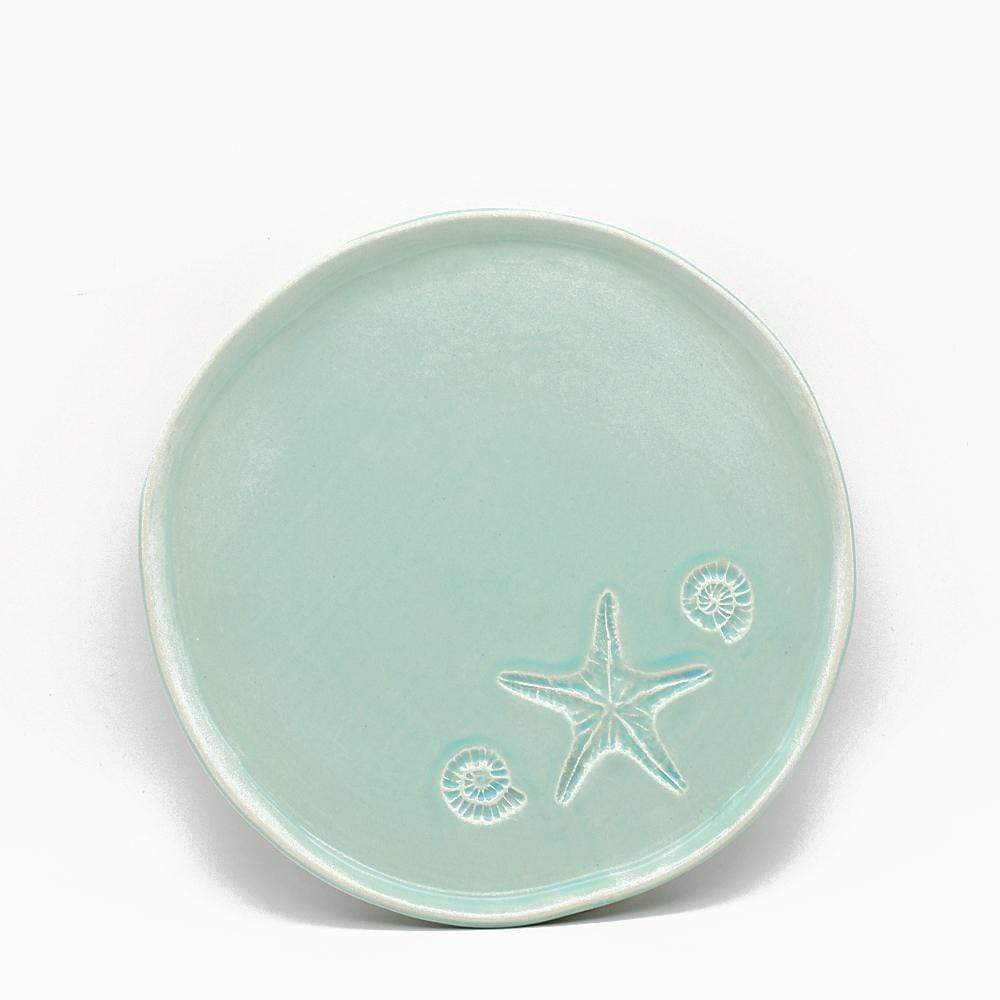 Assiette "Estrela do mar" verte - 27cm