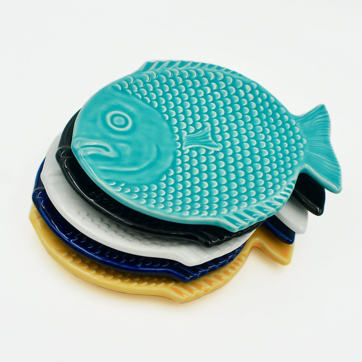 Assiette "Dourada" Turquoise