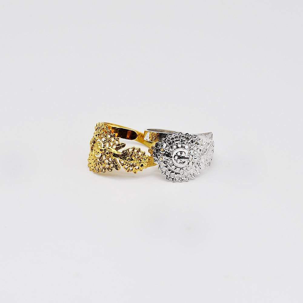 Brincos À Rainha I Bague en argent