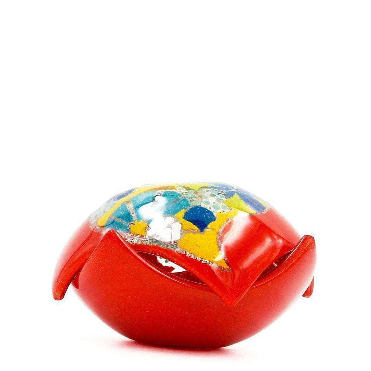 Boite en verre fusionné "Coeur de Viana"