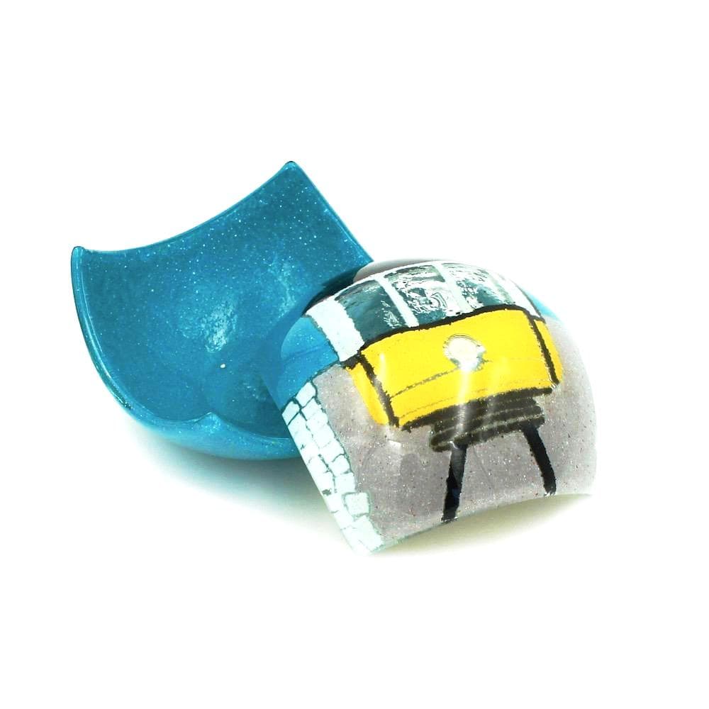 Boite en verre fusionné "Electrico 28"