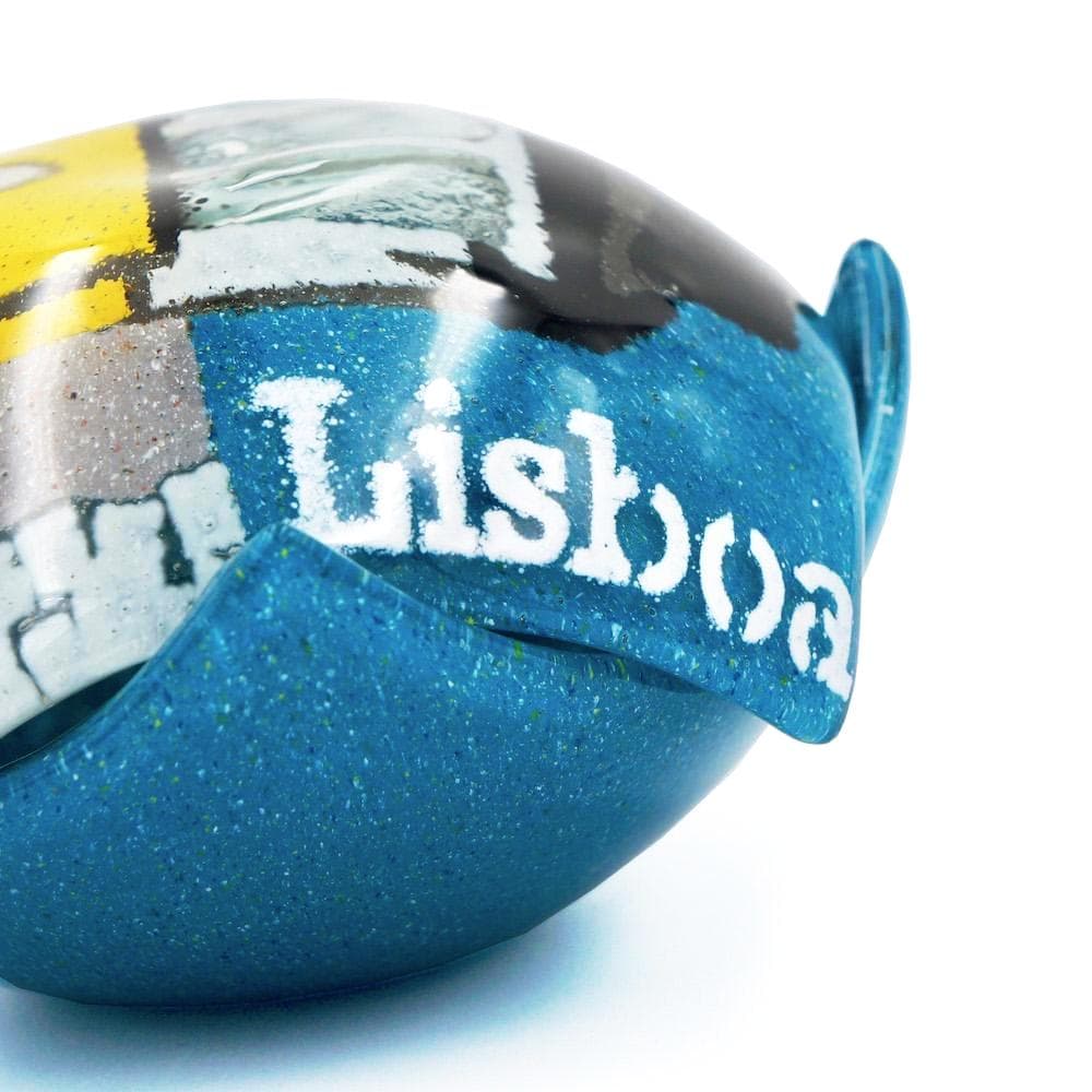 Boite en verre fusionné "Electrico 28"