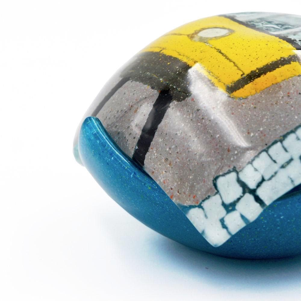 Boite en verre fusionné "Electrico 28"