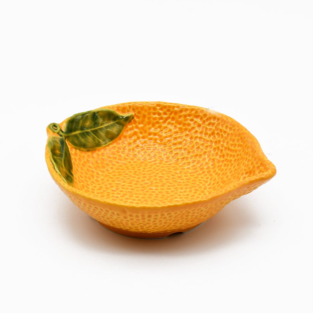 Bol en forme d'orange I Vaisselle artisanale du Portugal Bol en céramique "Laranja" - 18cm