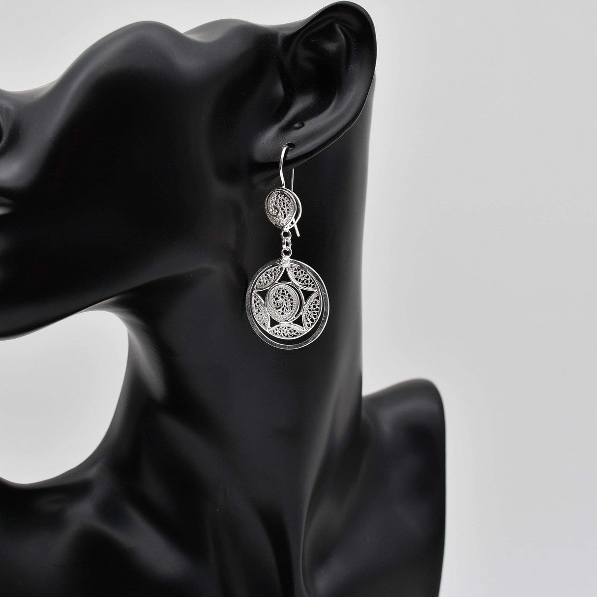 Boucles d'oreille en argent