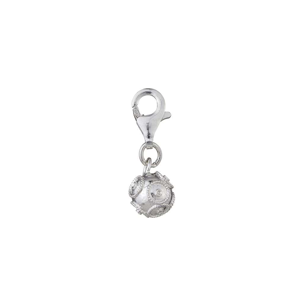 Boucles d'oreille en filigrane d'argent doré I Vente de bijoux argent Charm Conta de viana Argent Alma & Coraçao