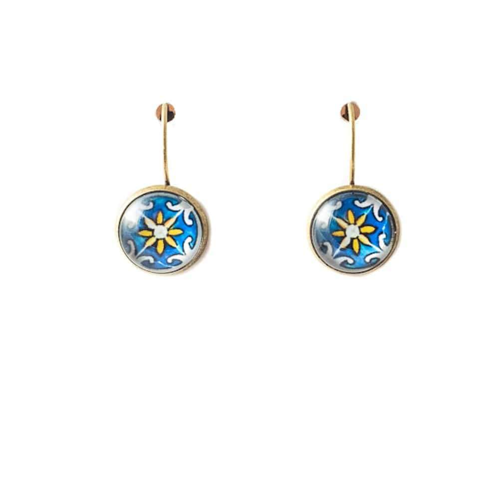 Boucles d'oreille "Azulejo"