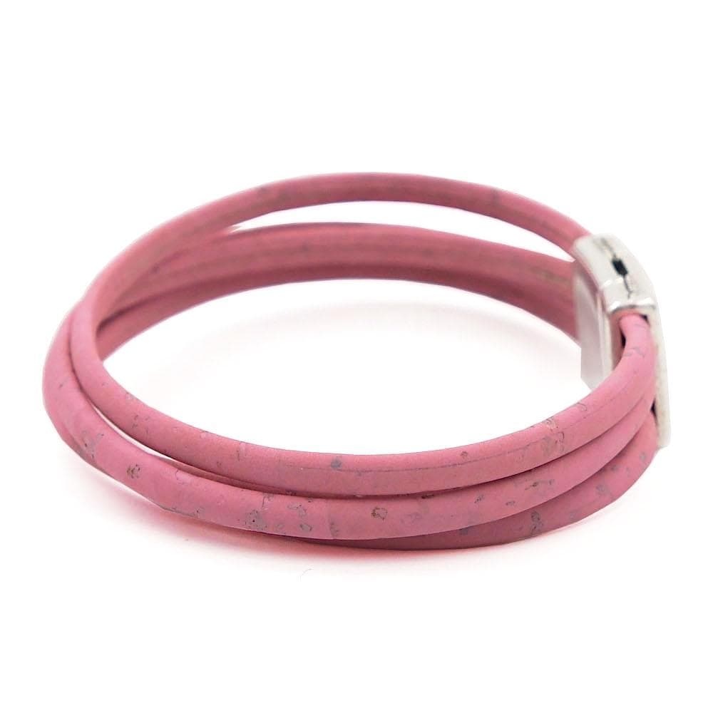 Bracelet en liège Rose
