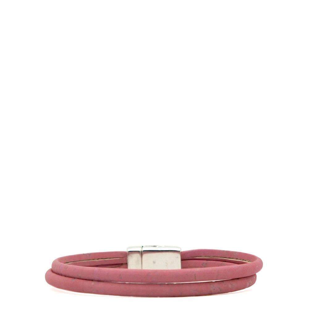 Bracelet en liège Rose