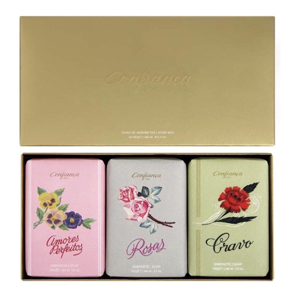 Coffret de 3 savons aux fleurs