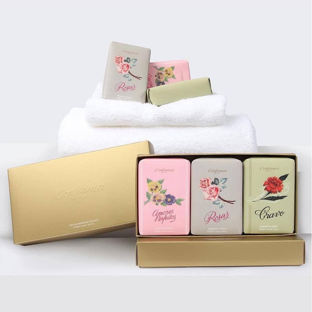 Coffret de 3 savons aux fleurs