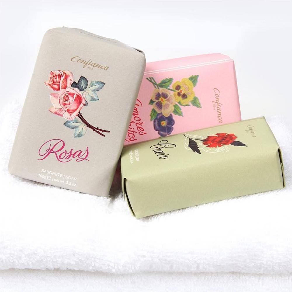 Coffret de 3 savons aux fleurs