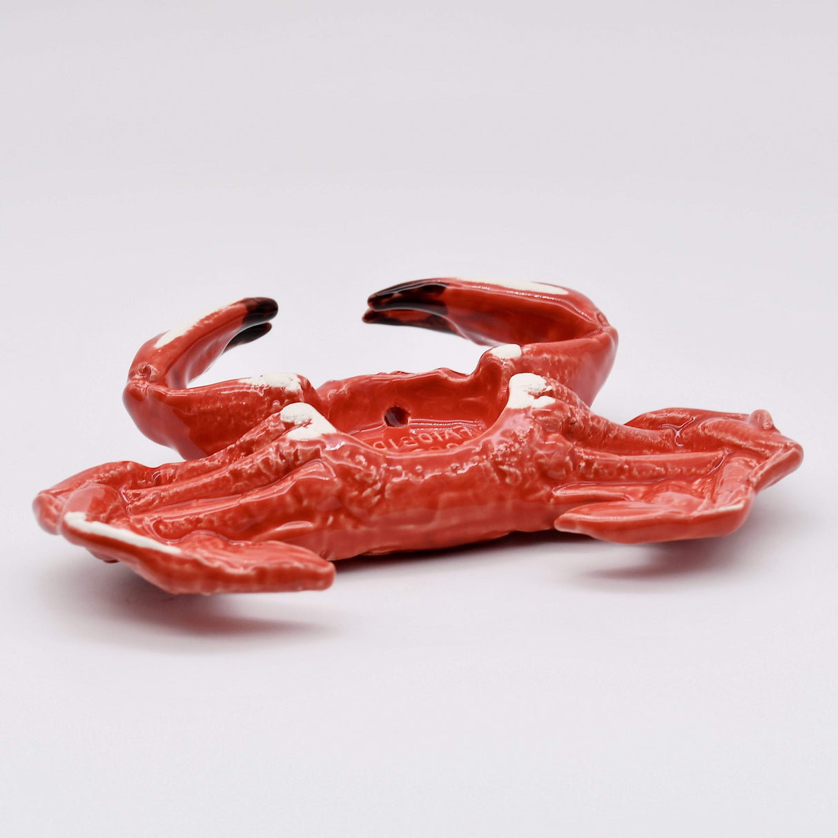 Crabe en céramique - Rouge