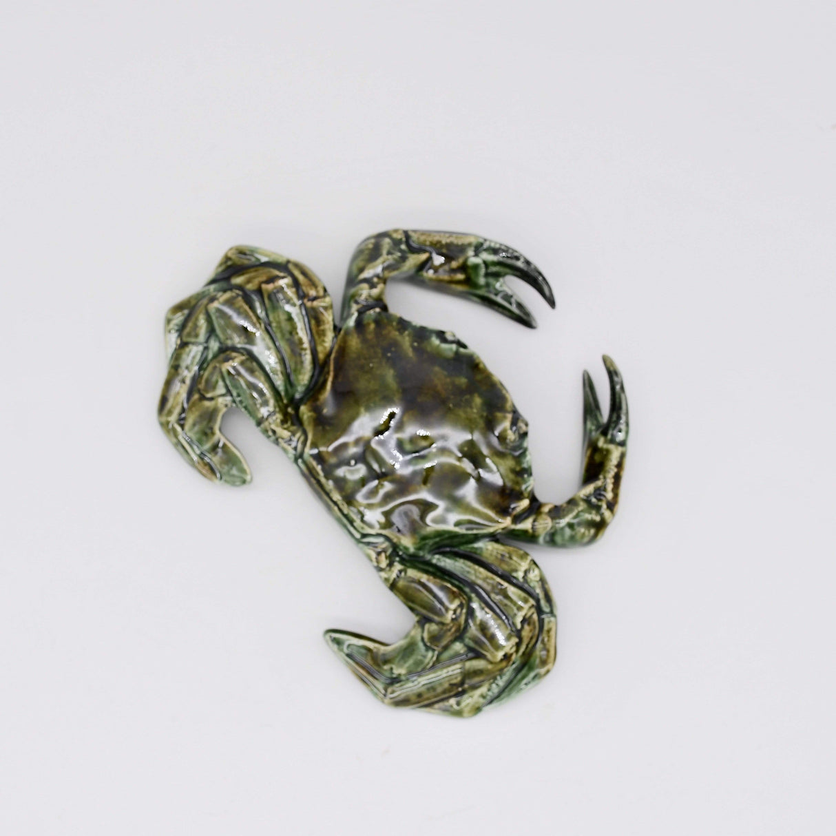 Crabe en céramique - Vert