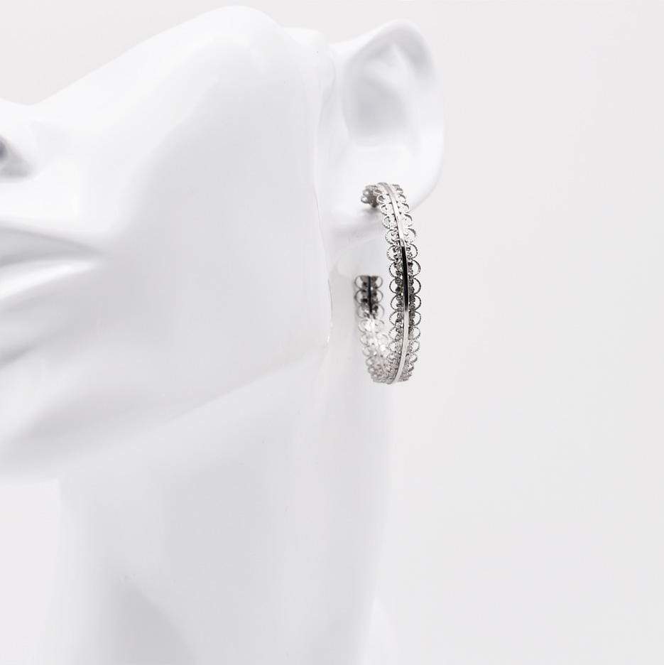 Créoles I Boucles d'oreilles en argent