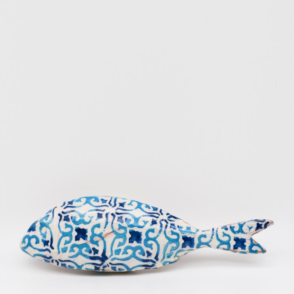 Décoration de table en terre cuite vitrifiée "Alentejo"