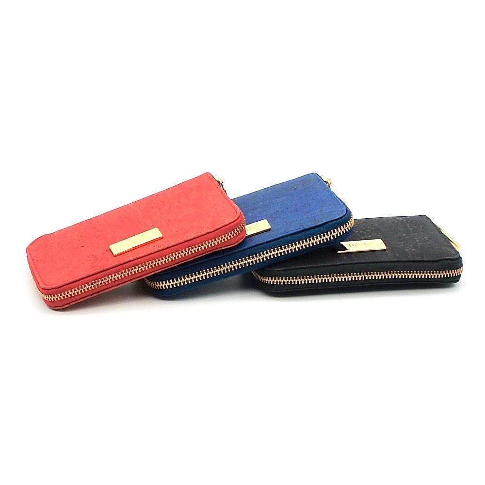 Grand portefeuille en liège noir